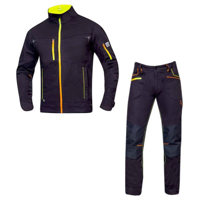  ARDON CREATRON-JT BLACK NEON  Костюм робочий з еластаном ARDON CREATRON-JT BLACK NEON (Чехія) – 98% бавовна