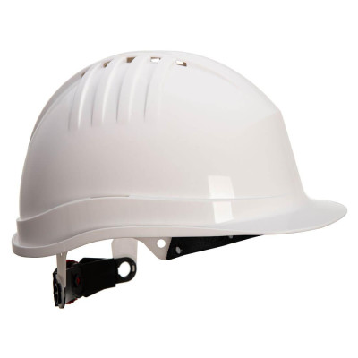 Каска HDPE, з вентиляцією та храповиком PS62 Portwest
