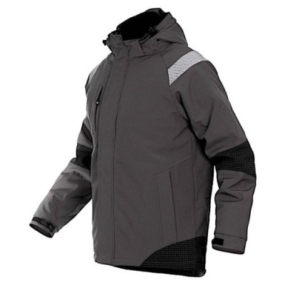 Куртка зимова Softshell BoSafety ATLANTA-J Grey Black (Литва)