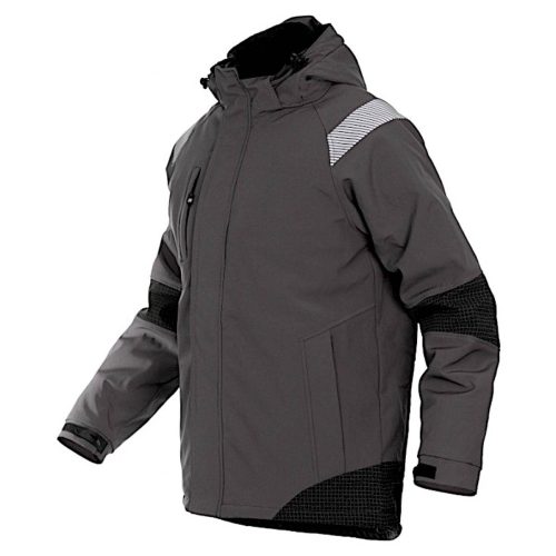  Куртка зимова Softshell BoSafety ATLANTA-J Grey Black (Литва)