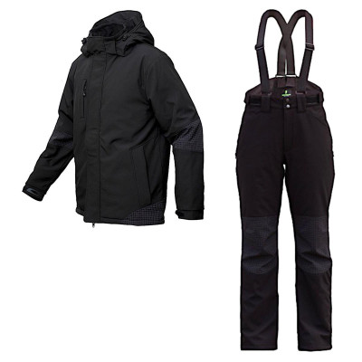 Костюм зимовий Softshell BoSafety ATLANTA-JB Black (Литва)
