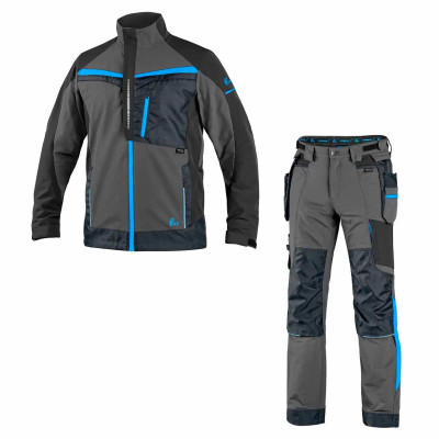 Костюм робочий 4-Stretch CXS NAOS-JT Grey-Blue (Чехія)