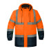 Куртка утеплена сигнальна INSIGHT WINTER FLASH помаранчева hi-viz/темно-синя