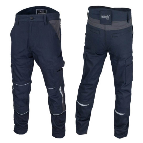 Штани робочі REWELLY FLEX COTTON-T DBB з еластаном
