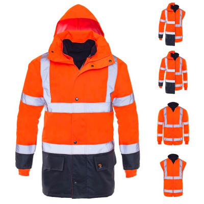 Куртка зимова сигнальна 5 в 1 PROCERA PROLUMO Orange