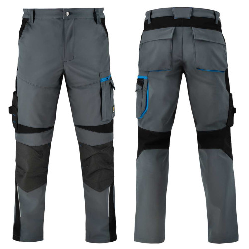Штаны SOFTSHELL с эластаном «4-Way Stretch» ​​PROCERA POWERFLEX-T GREY