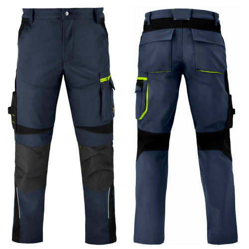 Штани SOFTSHELL з еластаном «4-Way Stretch» PROCERA POWERFLEX-T NAVY
