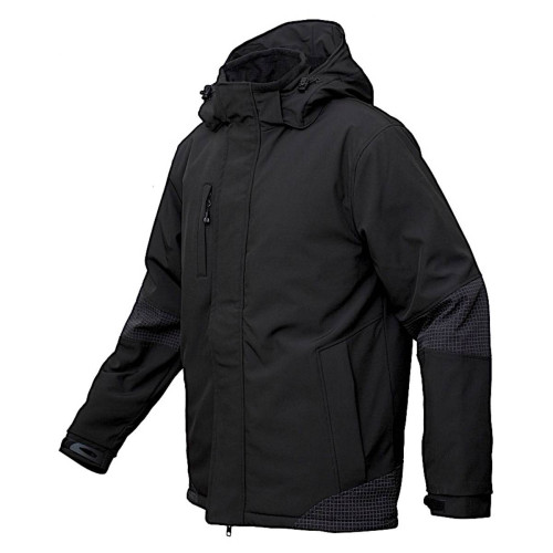  Куртка зимова Softshell BoSafety ATLANTA-J Black (Литва)
