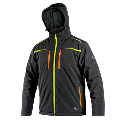 Куртка зимова Softshell CXS NORFOLK-J Black-Yellow-Orange (Чехія)