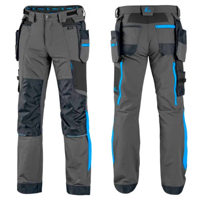 Штани робочі 4-Stretch CXS NAOS-T Grey-Blue (Чехія)