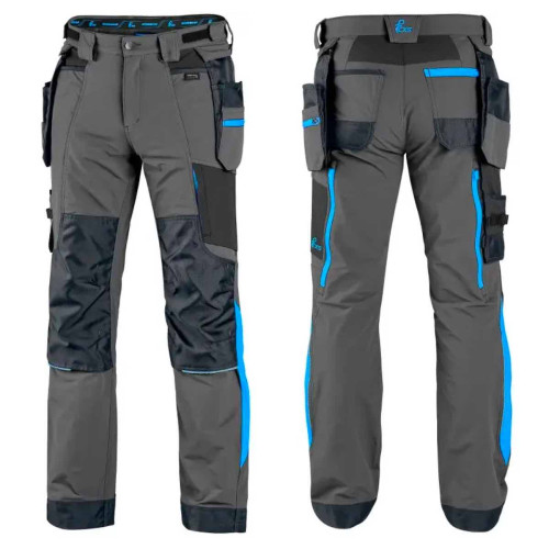 Штаны рабочие 4-Stretch CXS NAOS-T Grey-Blue (Чехия)