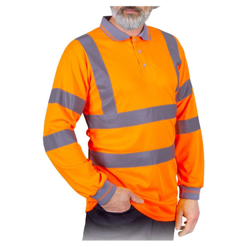Футболка сигнальна REIS POLO-FLUO P (Польща)